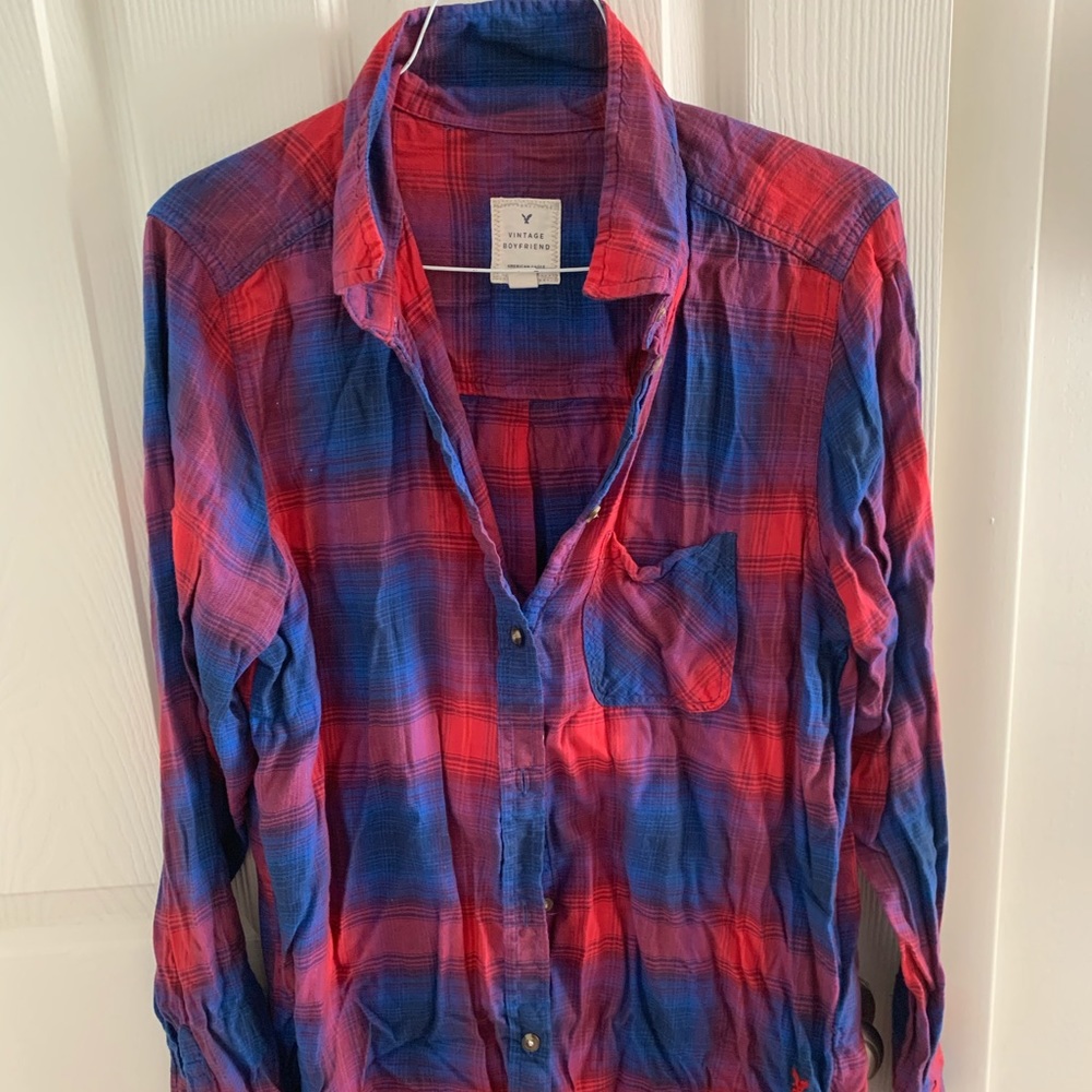Plaid button up